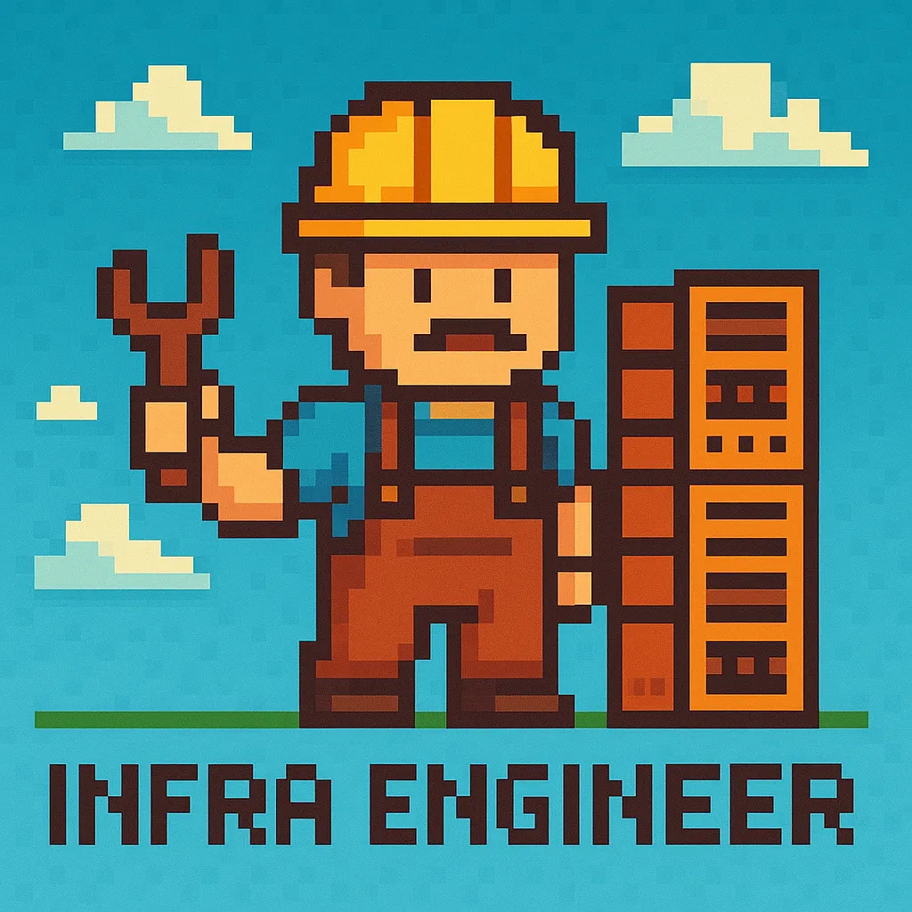 インフラエンジニアのピクセルアート